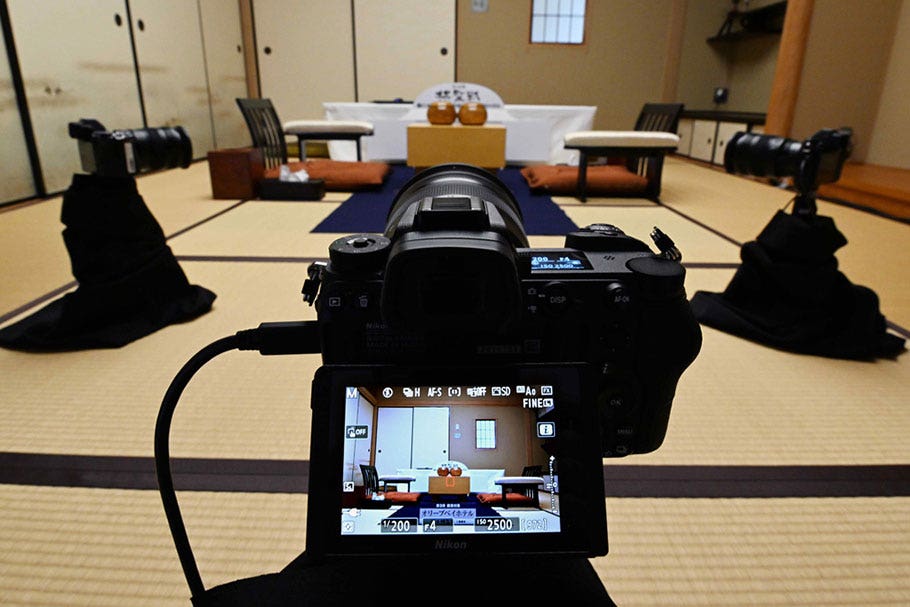 NX Field Remote Shooting Setup at 46th Kisei Go Tournament | Nikon 