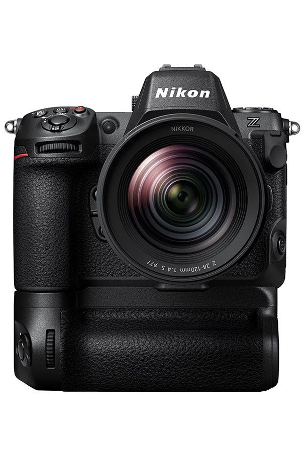 Nikon Z 8 with Large Battery Pack | Nikon Cameras, Lenses & Accessories